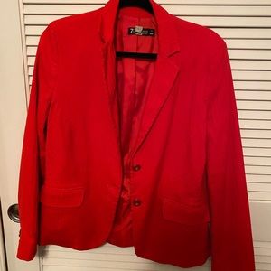 New York and Company Red Sports Jacket and matching Pants.